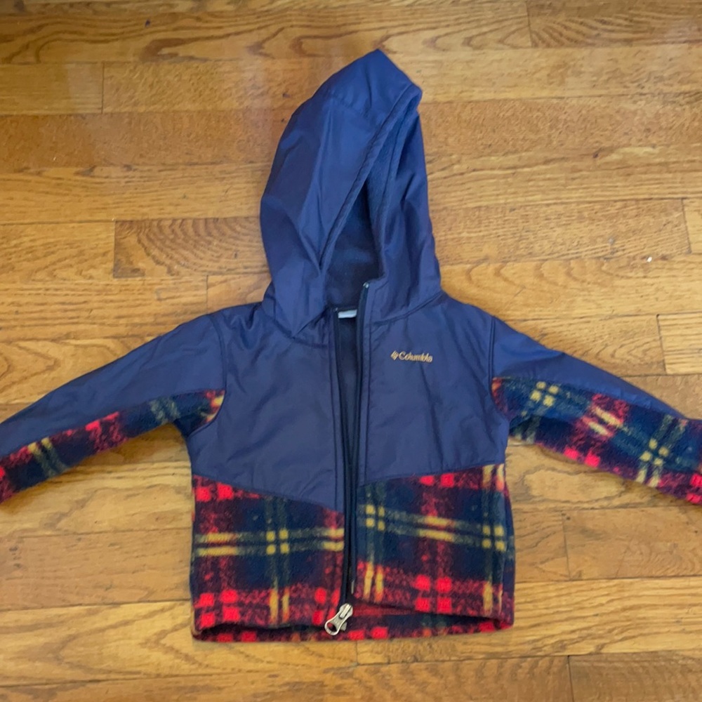 Baby 6-12 month coat jacket Columbia full zip with hood